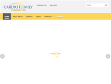 Tablet Screenshot of carusofamilycharities.org